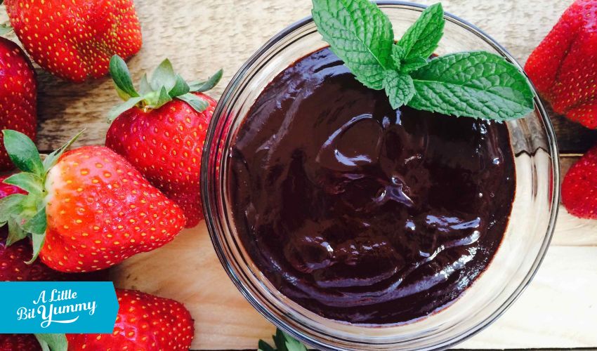 Dark Chocolate Dipping Sauce » A Little Bit Yummy
