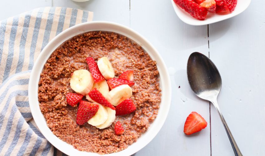Low FODMAP Chocolate Millet Porridge » A Little Bit Yummy